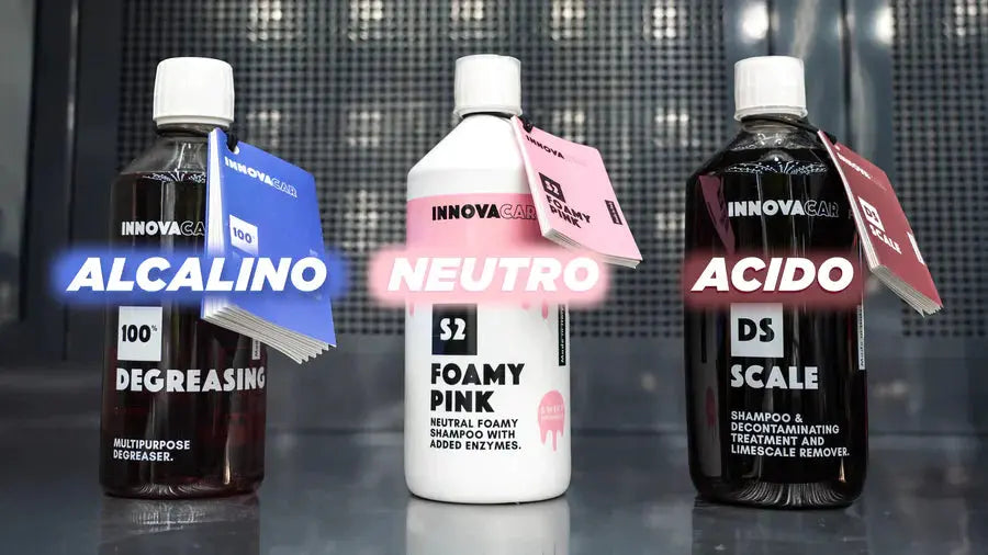 scegliere ph detergenti auto