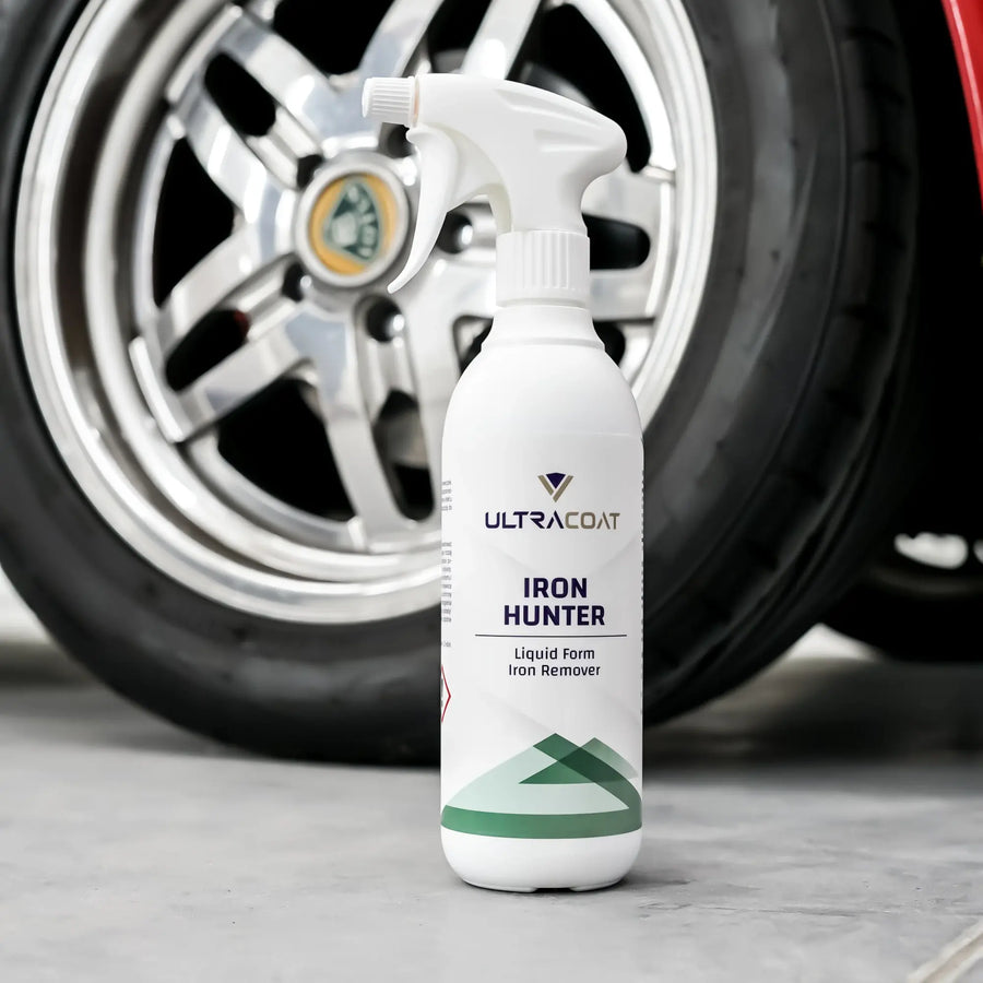 UltraCoat Iron Hunter decontaminante ferroso auto, azione su particelle metalliche