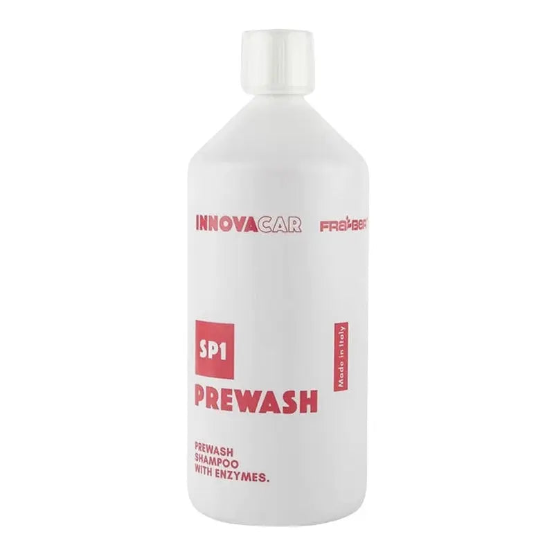 Innovacar SP1 Prewash prelavaggio enzimatico schiumogeno, dettaglio flacone