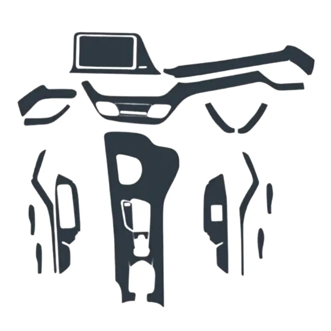 Kit Pellicola Protettiva Trasparente PPF Interni Toyota CHR 2018-2020