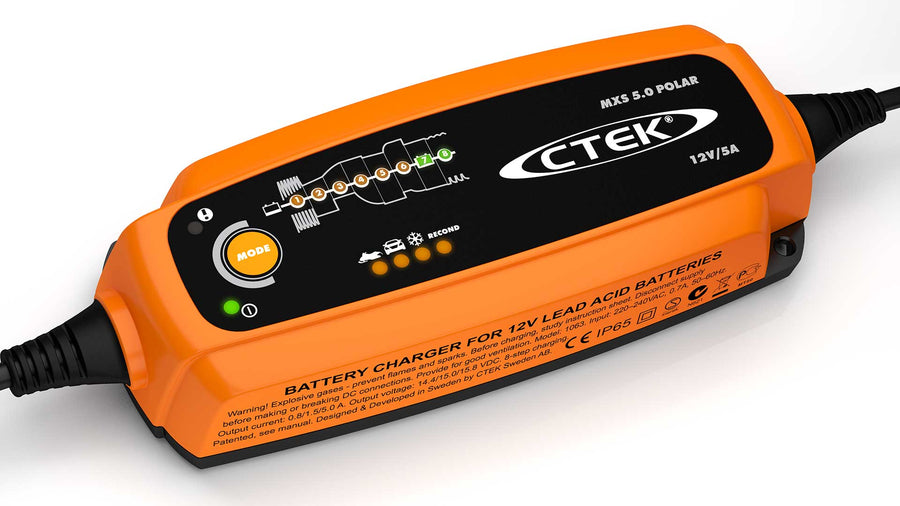 CTEK MXS 5.0 Polar — Caricabatterie e Mantenitore 12V 5 A