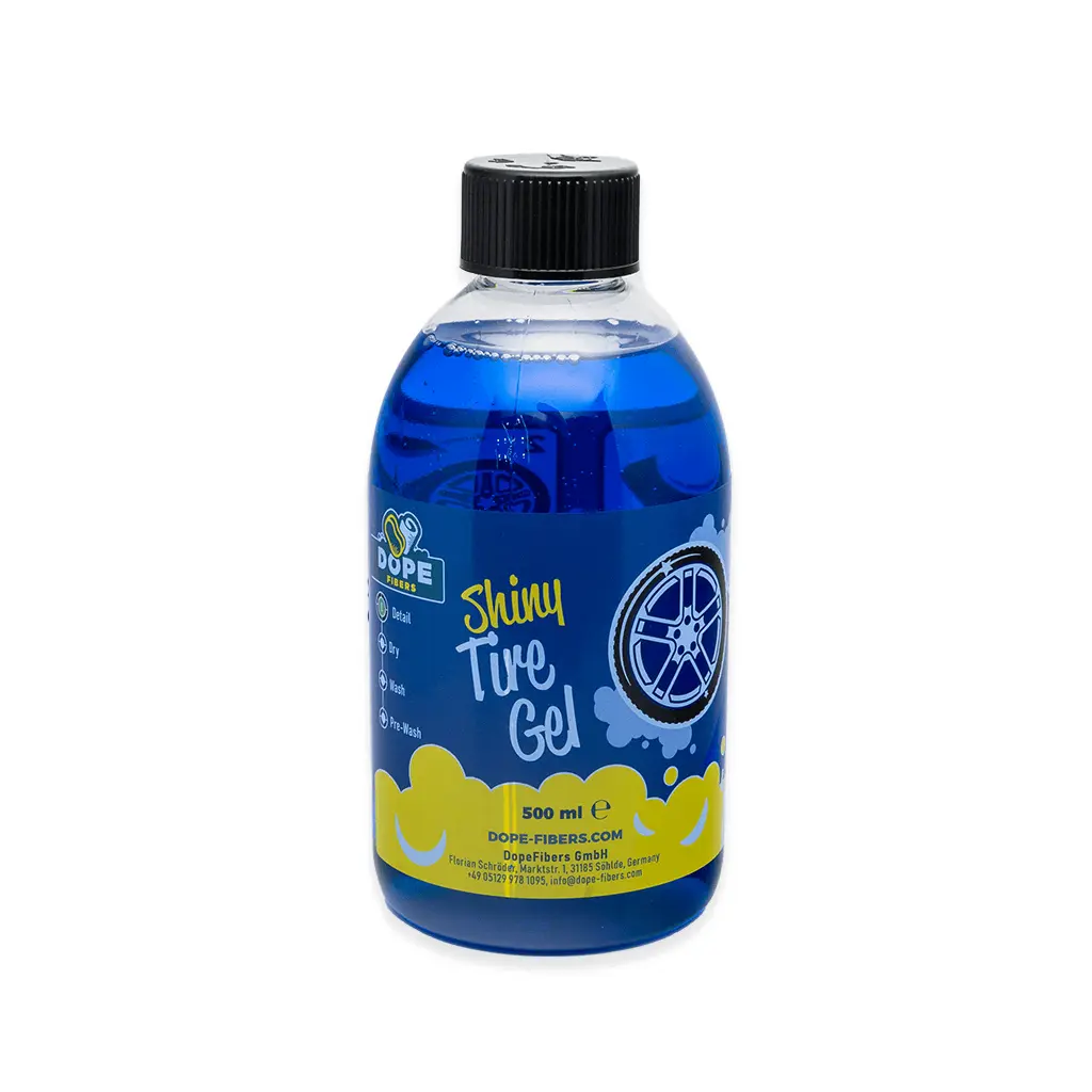 DopeFibers Shiny Tire Gel - Nero gomma effetto bagnato - Car-Care.it