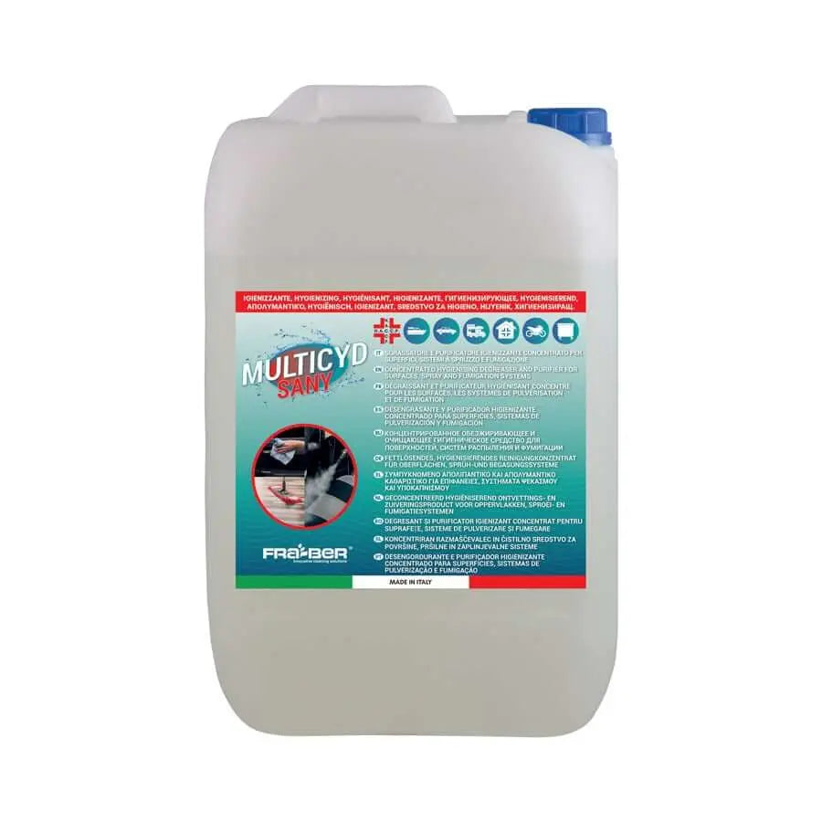 Multicyd Sany - Sgrassatore e Purificatore Igienizzante Concentrato - Prodotti per il Detailing e cura dell’auto