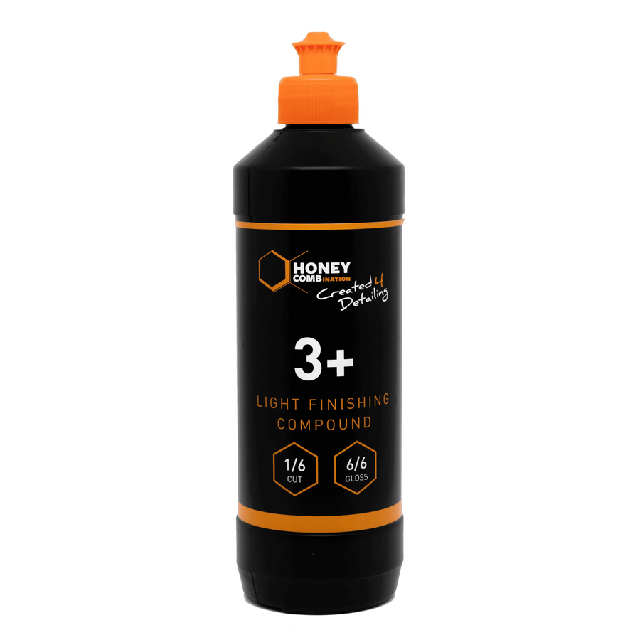 Honey Combination 3+ — light finishing compound per finitura, dettaglio flacone