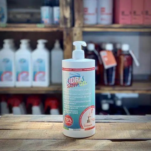 Idra Sany Gel - Igienizzante mani  soluzione in gel - Prodotti per il Detailing e cura dell’auto