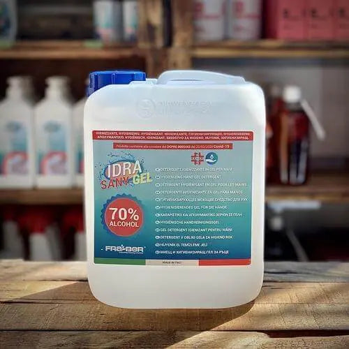 Idra Sany Gel - Igienizzante mani  soluzione in gel - Prodotti per il Detailing e cura dell’auto