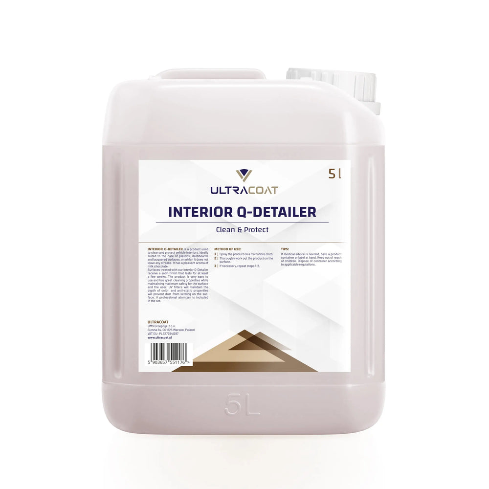 UltraCoat Intrerior Q-Detailer - Pulitore Protettivo Plastiche Interne - Prodotti per il Detailing e cura dell’auto