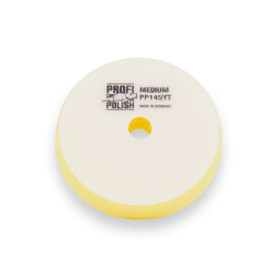 ProfiPolish DA Medium Yellow — tampone intermedio rotorbitale, formato 145mm