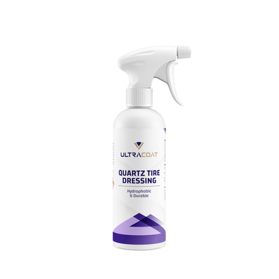 UltraCoat Quartz Tire Dressing nero gomma satinato a lunga durata, 500 ml