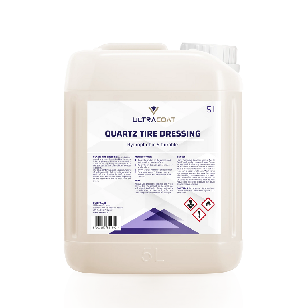 UltraCoat Quartz Tire Dressing - Lunga durata effetto satinato/lucido - Prodotti per il Detailing e cura dell’auto