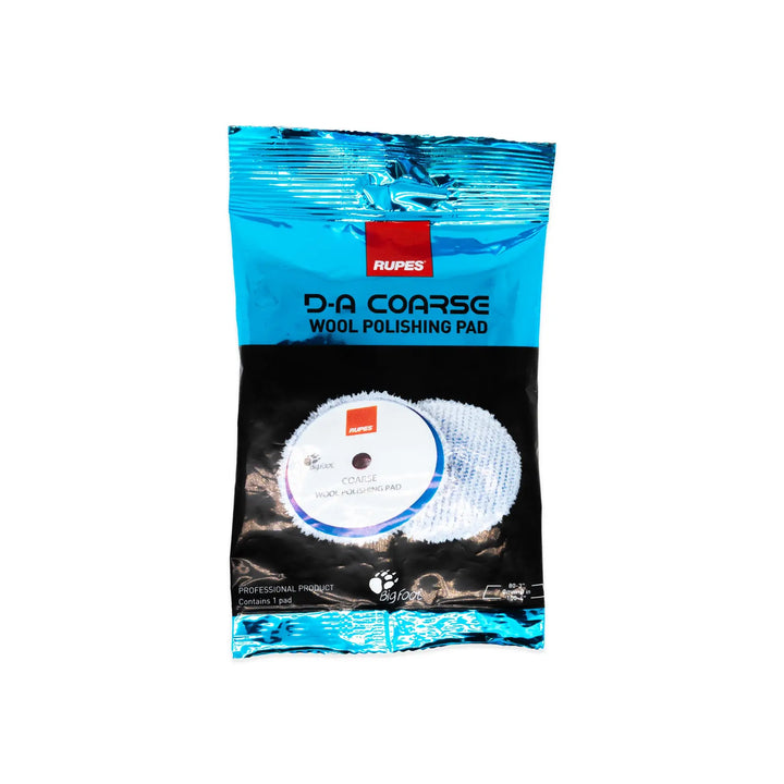 Rupes Tampone in lana Blu Coarse - Prodotti per il Detailing e cura dell’auto