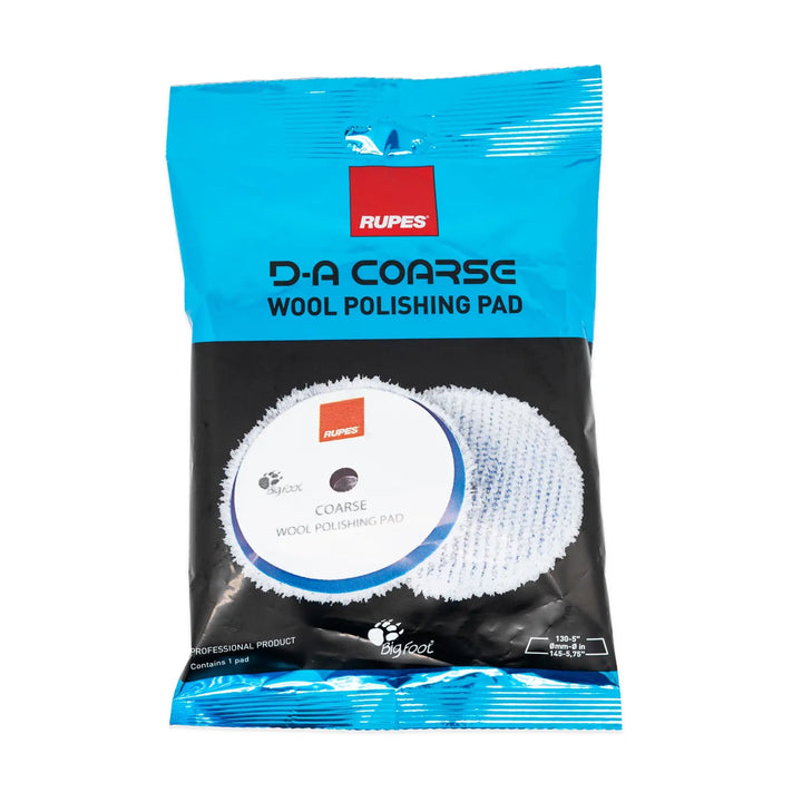 Rupes Tampone in lana Blu Coarse - Prodotti per il Detailing e cura dell’auto