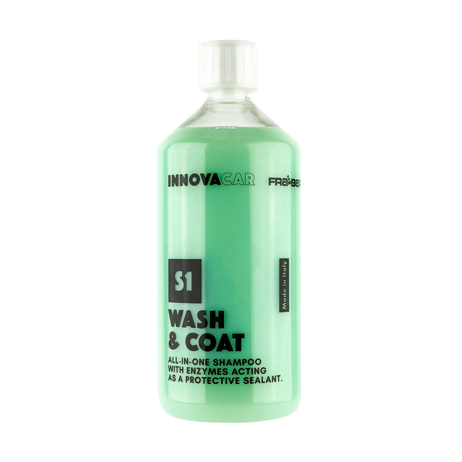 Innovacar S1 Wash&Coat shampoo auto con protezione nanotech agli enzimi