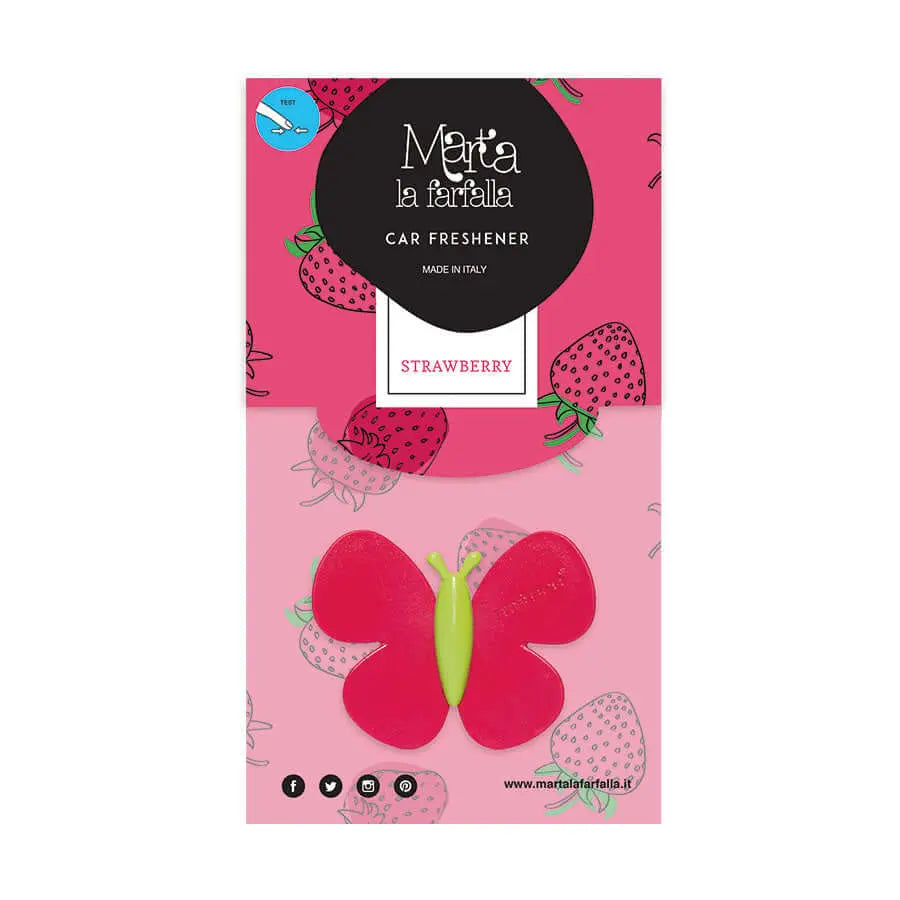 Marta La Farfalla, profumo per auto fragranza Strawberry