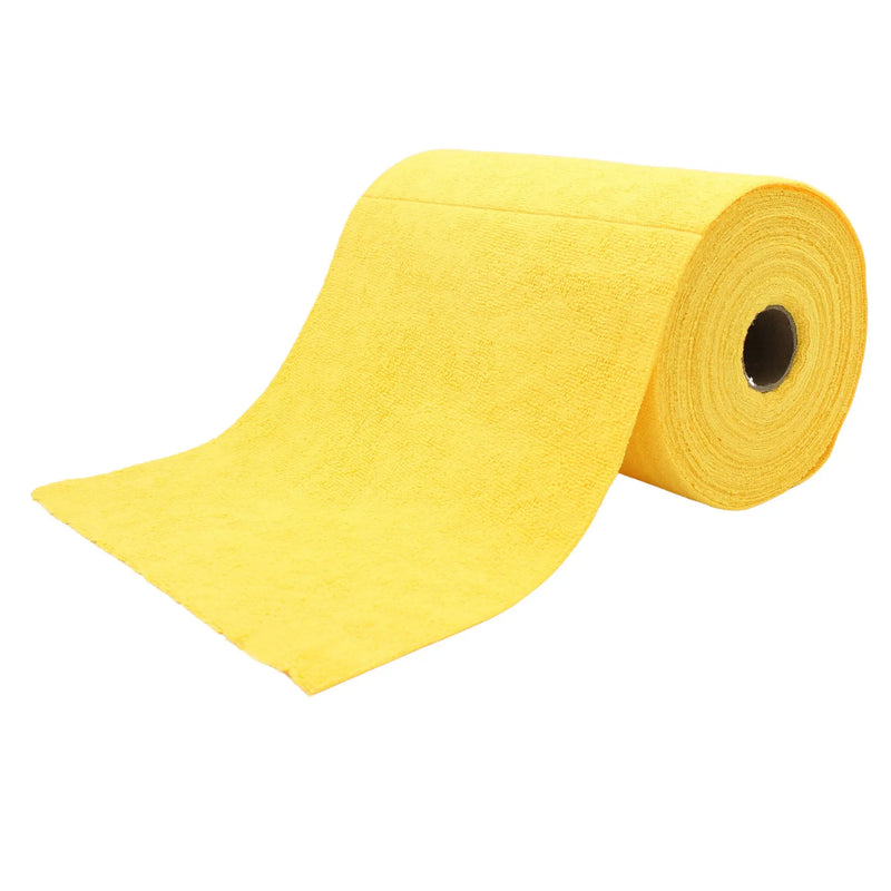Car-Care.it Roll First Yellow — Rotolo 75 Panni Microfibra Strappabili