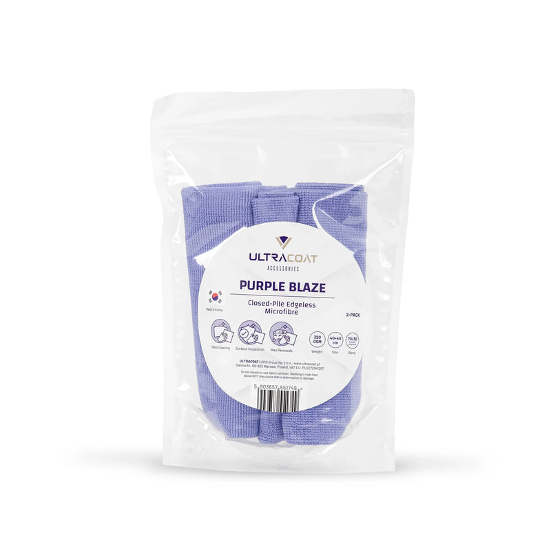 UltraCoat Purple Blaze — Panno Microfibra Pelo Corto Senza Bordi (2 pezzi)