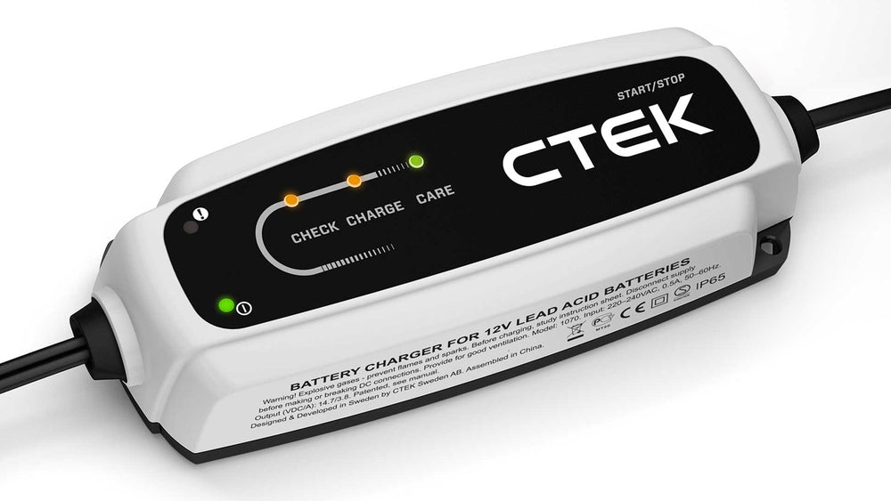 CTEK CT5 START/STOP, Caricabatterie e mantenitore 12V 3,8A