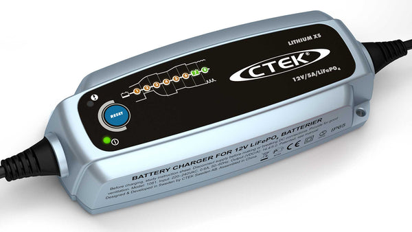 CTEK LITHIUM XS, Caricabatterie LiFePO4 12V 5A