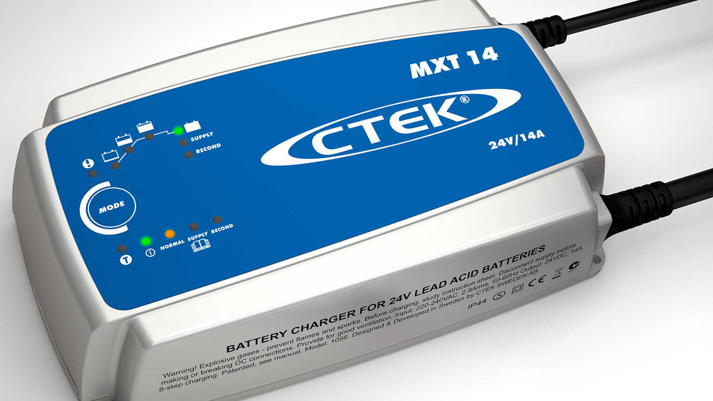 CTEK MXT 14, Caricabatterie professionale 24V 14A