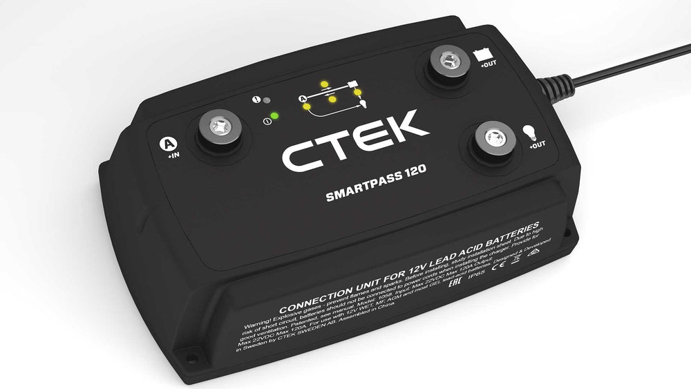 CTEK SMARTPASS 120, Gestore energia batterie servizi 12V 120A