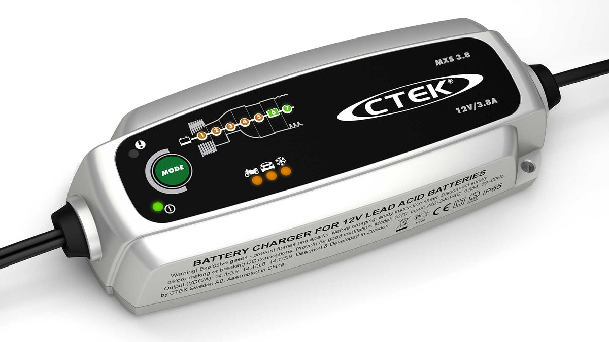CTEK MXS 3.8 — Caricabatterie e Mantenitore 12V 3,8 A