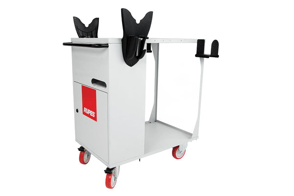 Carrello RUPES KC28 con quattro supporti — aspiratore non incluso