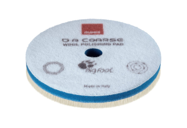 Tampone RUPES D-A Coarse lana serie XW: foto illustrativa del modello 160 mm