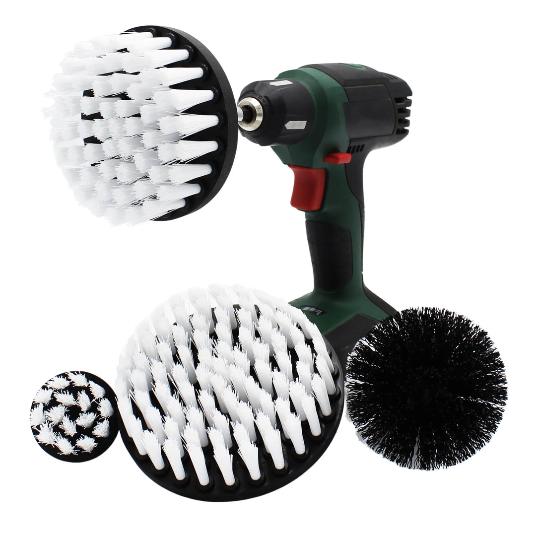 Set Spazzole Da Trapano Moquette e Tappezzeria Drill Brush