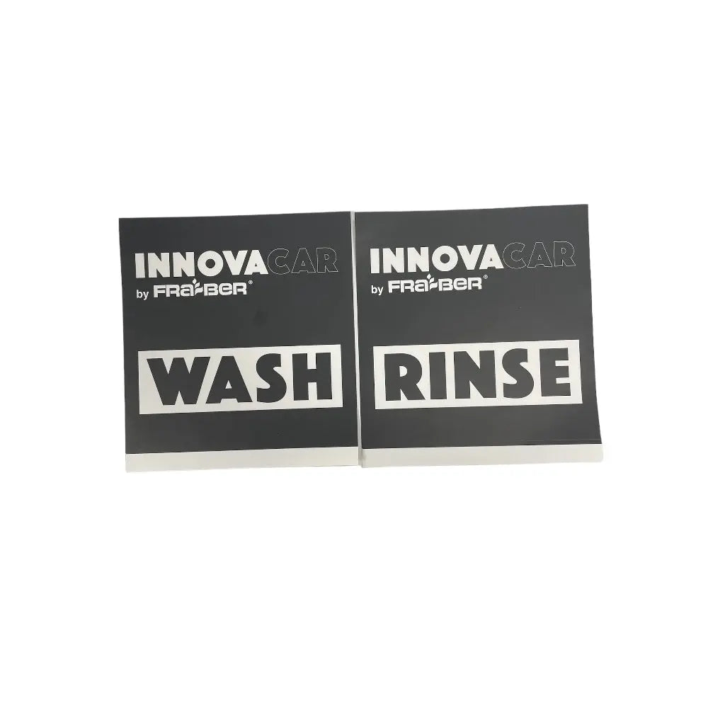 Innovacar Set Etichette Wash/Rinse per secchio Det Bowl, tecnica due secchi