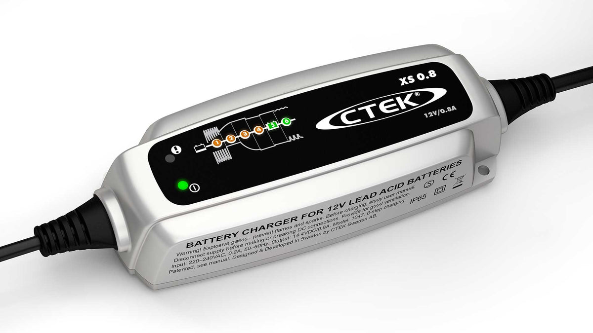 CTEK XS 0.8 — Caricabatterie Moto e Mantenitore 12V 0,8 A