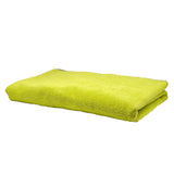 Car-Care.it Super Dry Towel — panno asciugatura microfibra verde, vista dispiegato