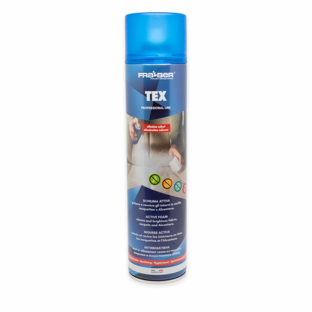Fraber Tex - Pulitore e ravvivatore e elimina odori per interni in stoffa - Car-Care.it