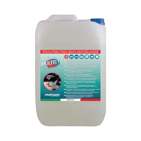 Multicyd Sany - Sgrassatore e Purificatore Igienizzante Concentrato - Prodotti per il Detailing e cura dell’auto