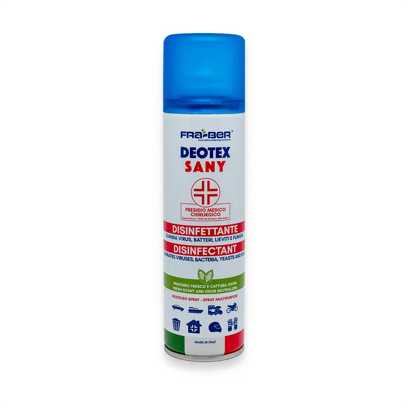 Deotex Sany - Igienizzante e Purificatore per Interni Auto, Impianti di Condizionamento e Ambienti