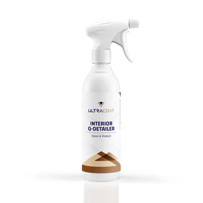 UltraCoat Interior Q-Detailer, pulitore protettivo plastiche interne auto con filtro UV, 500 ml