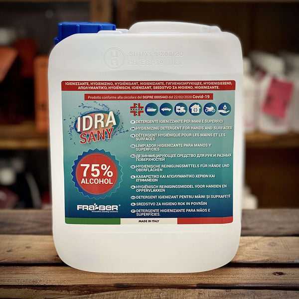 Idra Sany - Igienizzante mani e superfici - Prodotti per il Detailing e cura dell’auto