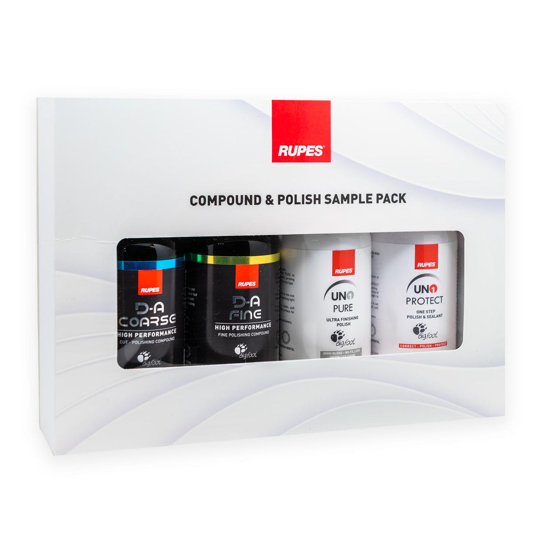 COMPOUND & POLISH SAMPLE PACK - Rupes tools
