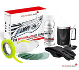 BossAuto Kit rinnova fari con polimero, restauro fari ingialliti auto