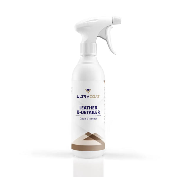 UltraCoat Leather Q-Detailer - Pulitore Protettivo Per Interni In Pelle - Prodotti per il Detailing e cura dell’auto