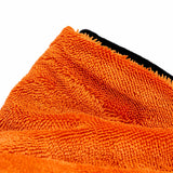 ProfiPolish Orange Twister — panno asciugatura microfibra, dettaglio trama twistata