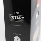 Rupes tampone Rota1 bianco UltraFine 130mm — pad finitura, vista posteriore
