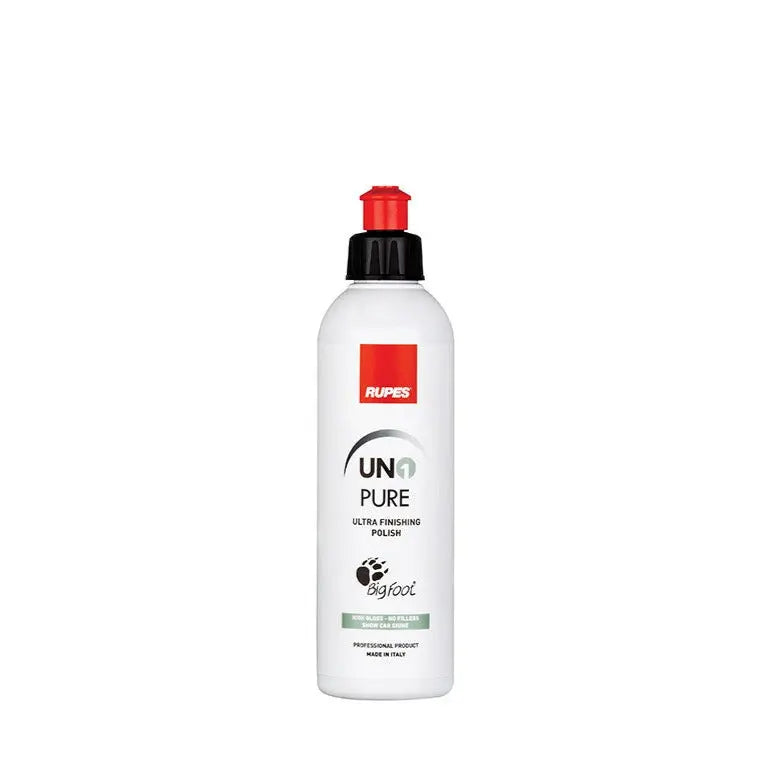Rupes Uno Pure — ultra finishing polish gel antialone senza abrasivi, 250 ml