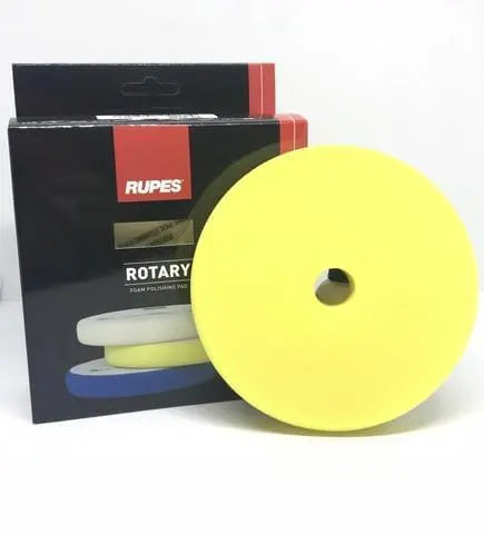 Rupes tampone Rota1 giallo Fine 130mm — pad da finitura per lucidatrice rotativa