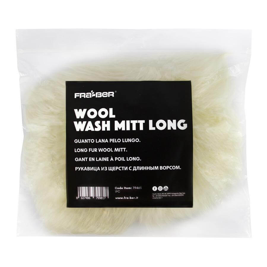 Wool Wash Mitt Long - Guanto in lana a pelo lungo da lavaggio - Prodotti per il Detailing e cura dell’auto