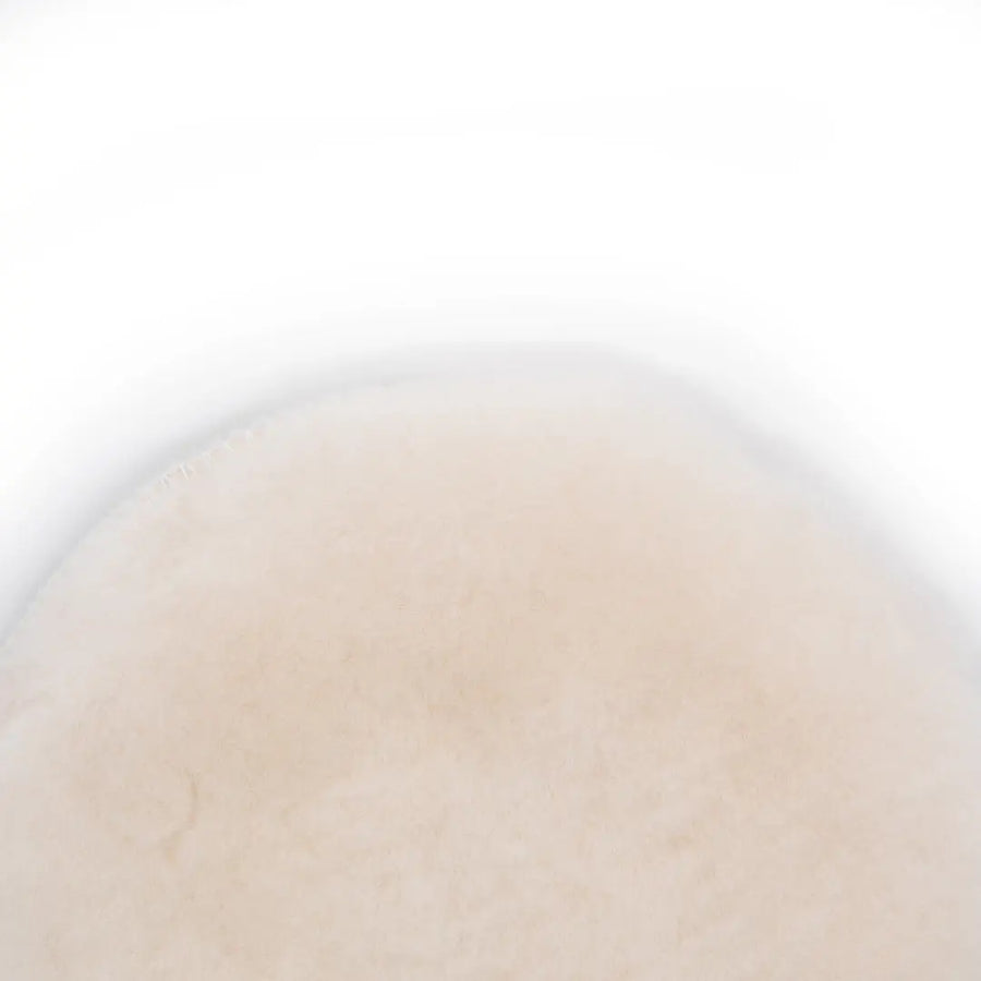 Honey Wool Pad Natural — tampone in lana da taglio rotativa, vista dettaglio