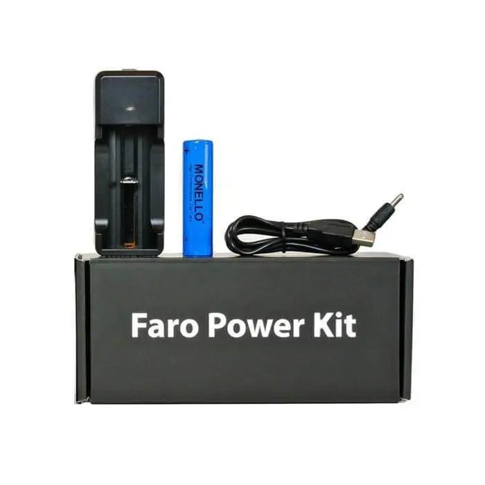 Monello batteria ricaricabile 2400mAh con caricabatterie USB per faro LED