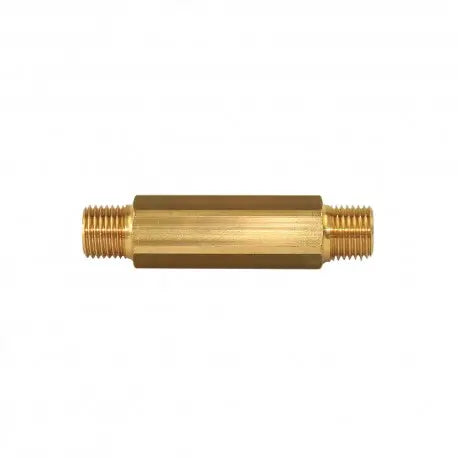 IDROBASE nipplo prolunga 1/4 in ottone per lancia foam